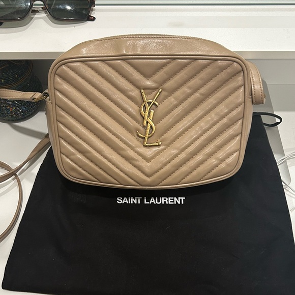 YSL Nude Cross Over Body Bag - Picture 1 of 7
